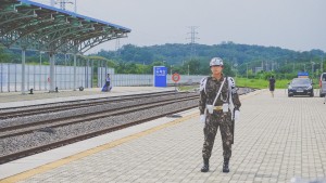 Dorasan Station South Korean Soldier